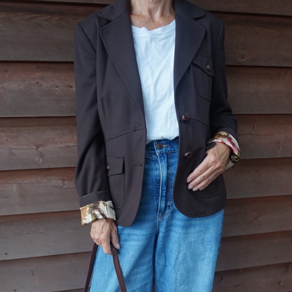 OLSEN (Europe) Classic Brown Blazer - Picture 8 of 10